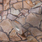 Stone Abstract Wallpaper in Beige/Brown/Grey
