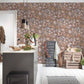 Stone Abstract Wallpaper in Beige/Brown/Grey