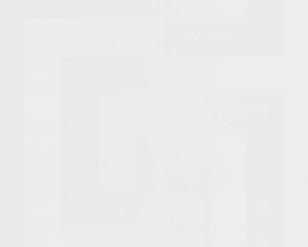 Stripes Baroque Textured Wallpaper in White