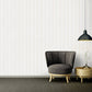 Geometric Stripes Textured Wallpaper in Gold/White from the Versace V Collection