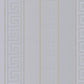 Geometric Stripes Textured Wallpaper in Gold/Silver by Versace Home