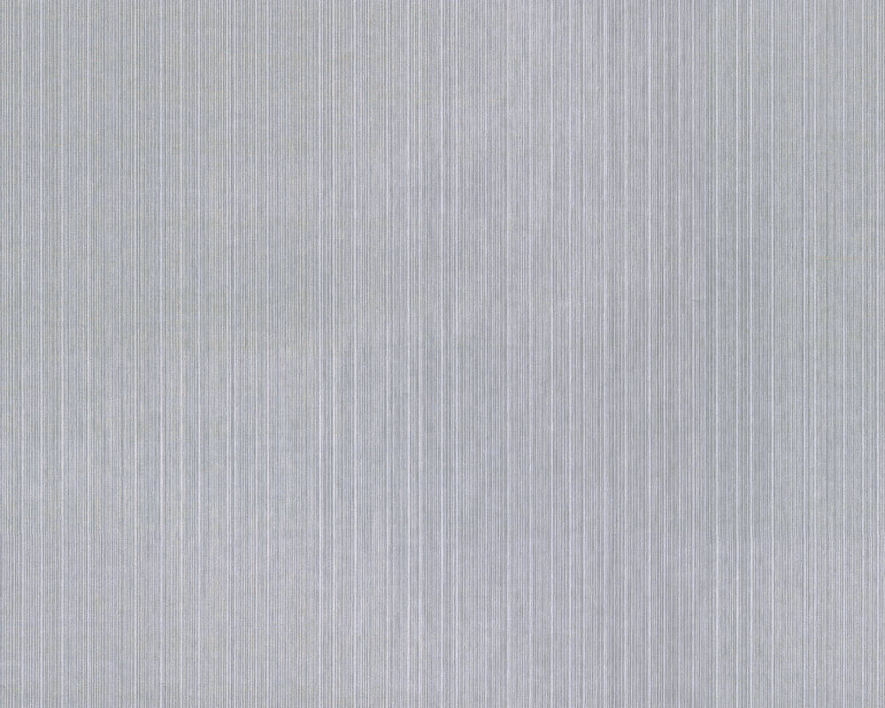 Modern Stripes Textured Wallpaper in Metallic