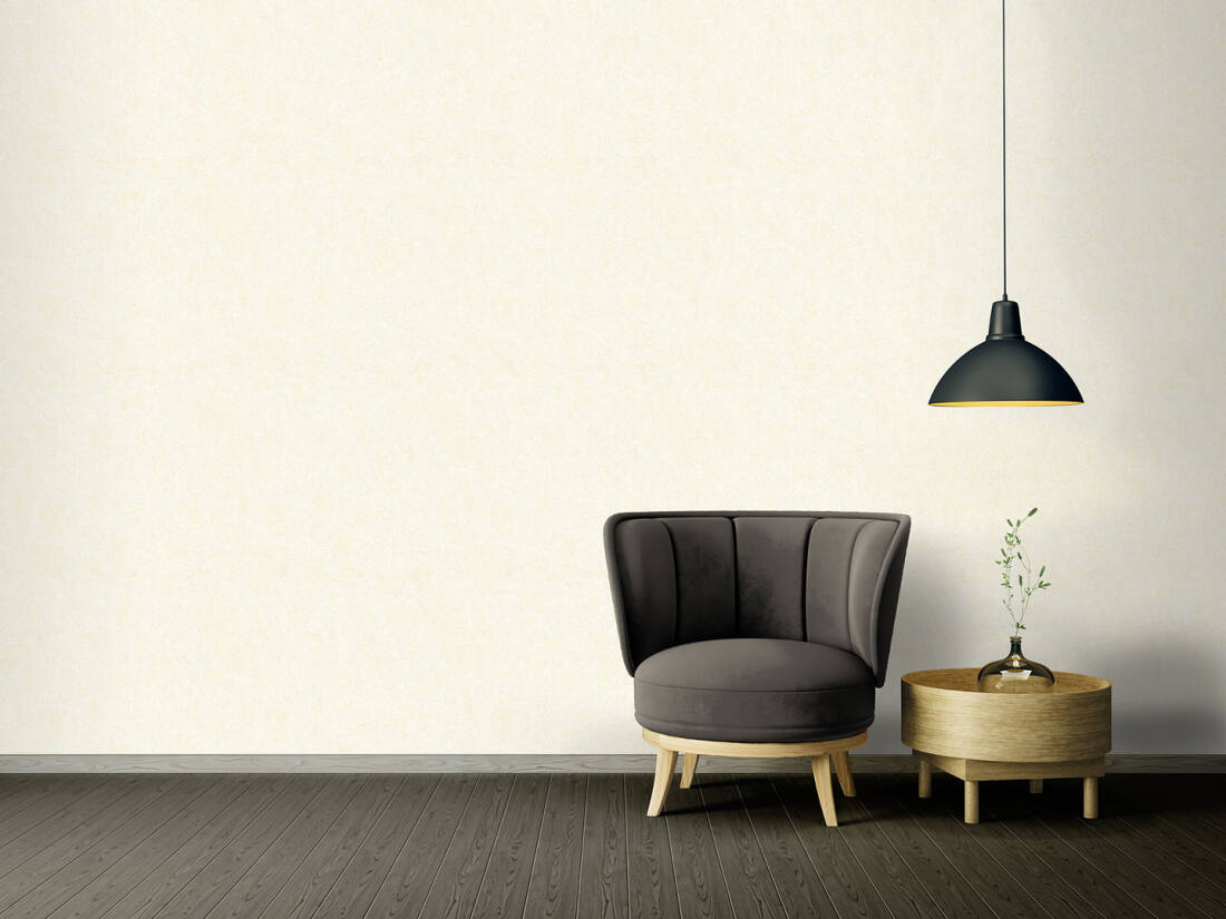 Solid Structures Textured Wallpaper in Ivory/Cream