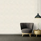 Floral Swirl Textured Wallpaper in Cream from the Versace IV Collection