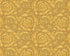 Floral Swirl Textured Wallpaper in Gold from the Versace IV Collection