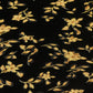 Floral Petite Textured Wallpaper in Black/Gold from the Versace IV Collection