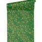 Floral Petite Textured Wallpaper in Green/Gold from the Versace IV Collection