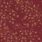 Floral Petite Textured Wallpaper in Red/Gold from the Versace IV Collection