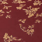 Floral Petite Textured Wallpaper in Red/Gold from the Versace IV Collection