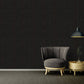 Classical Plain Textured Wallpaper in Black/Brown from the Versace IV Collection