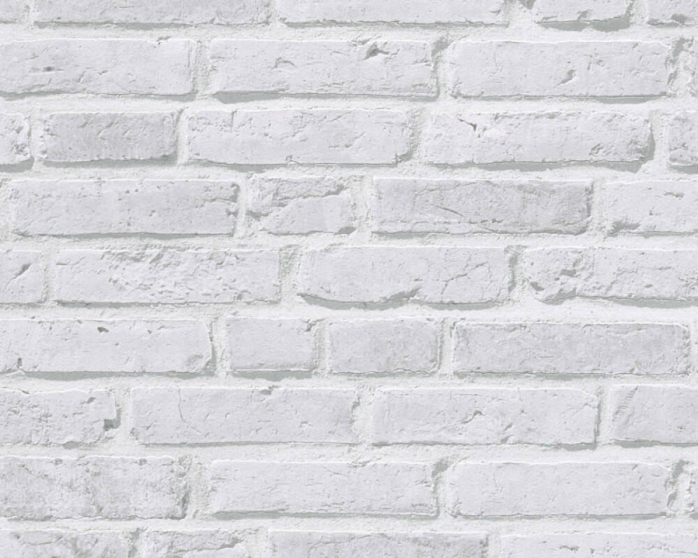 Brick Deco Wallpaper in Grey