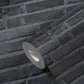 Brick Deco Wallpaper in Black/Grey
