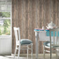 Cottage Wood Wallpaper in Beige/Brown