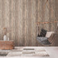 Cottage Wood Wallpaper in Beige/Brown