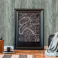 Cottage Wood Wallpaper in Green
