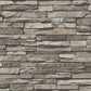 Flat Stone Wallpaper in Black/Cream/Grey