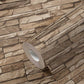 Flat Stone Wallpaper in Beige/Brown