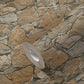 Stone Wallpaper in Beige/Brown/Black
