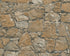Stone Wallpaper in Beige/Brown/Black