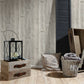Cottage Wood Wallpaper in Beige/Cream/Grey