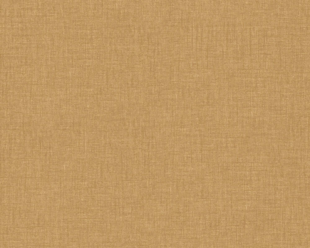 Faux Fabric Textured Wallpaper in Gold
