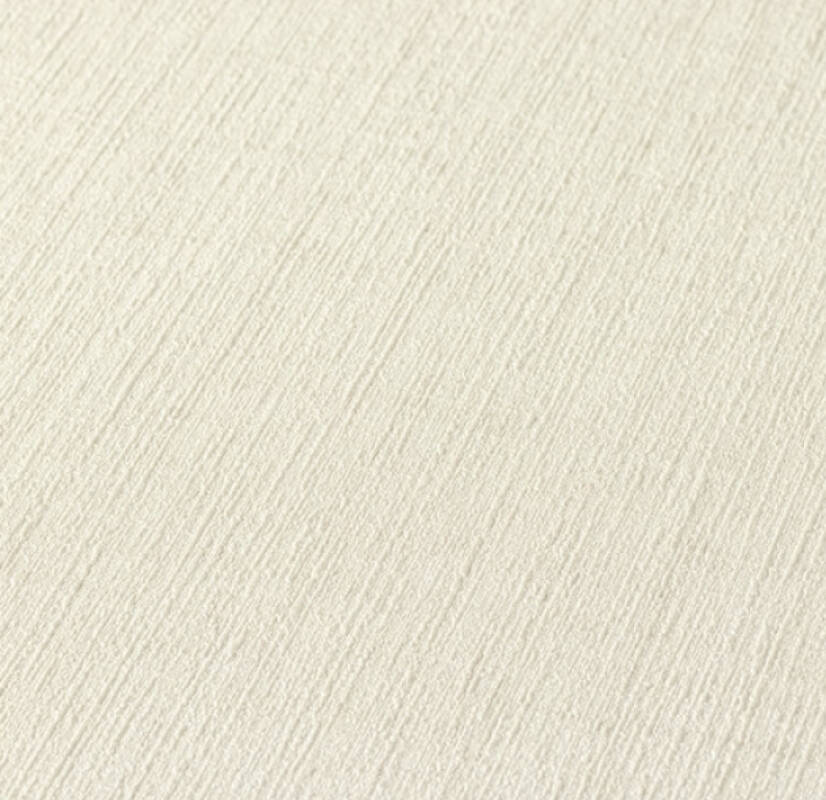 Classical Plain Textured Wallpaper in Ivory/Cream from the Versace IV Collection