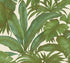 Jungle Palm Leaves Textured Wallpaper in Cream/Green by Versace Home
