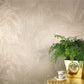 Jungle Palm Leaves Textured Wallpaper in Cream from the Versace V Collection