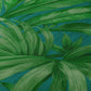 Jungle Palm Leaves Textured Wallpaper in Blue/Green from the Versace V Collection