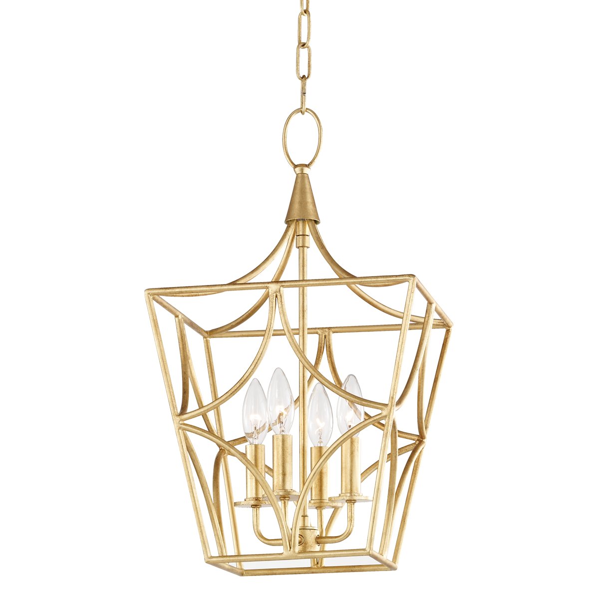 hudson valley green point 4 light small pendant 4811 1