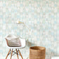 Alice Turquoise Wallpaper by Majvillan
