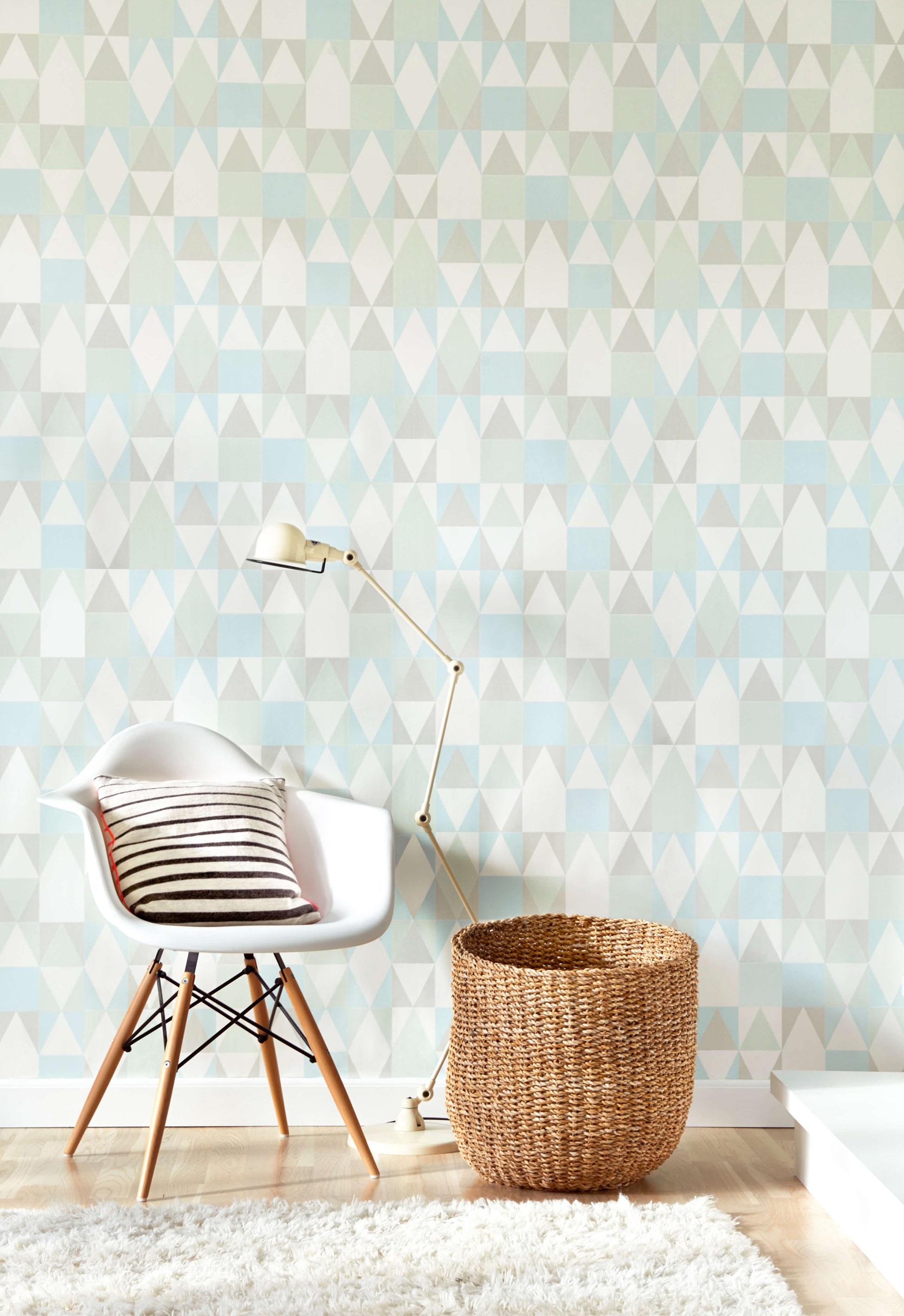 Alice Turquoise Wallpaper by Majvillan