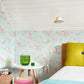 Sugar Tree Turquoise Wallpaper by Majvillan