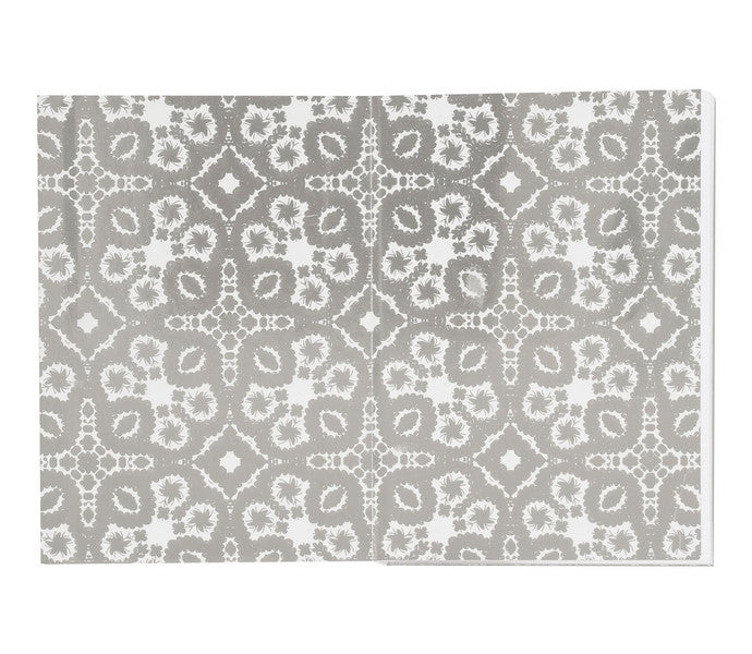 Paseo Embossed Silver Notebook Design By Christian Lacroix 3
