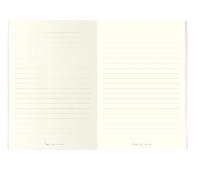 Paseo Embossed Silver Notebook Design By Christian Lacroix 4