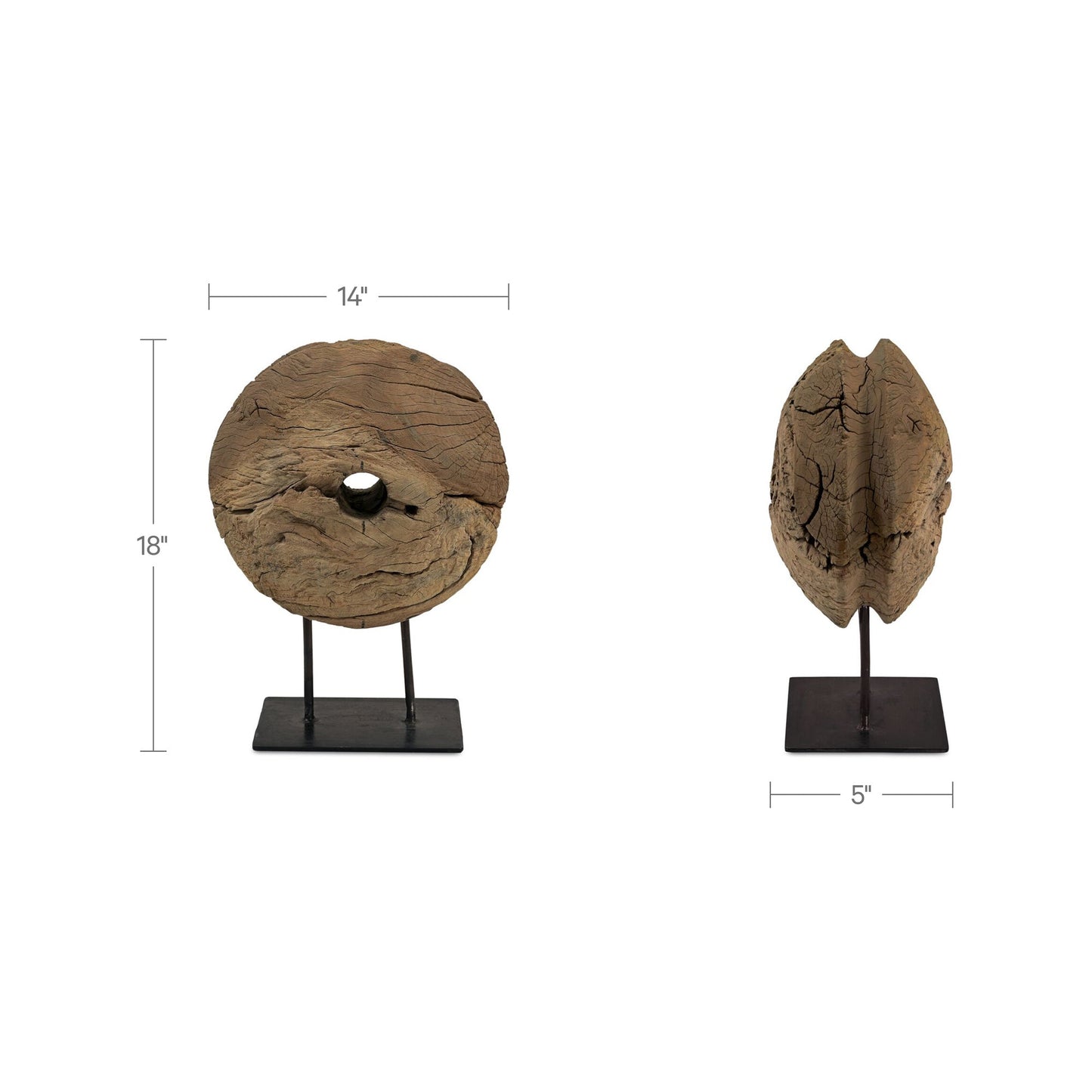 Bronte Reclaimed Wood Sculpture Moes Home Collection Mhc Ai 1018 24 2