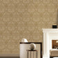 Lace  Wallpaper in Gold
