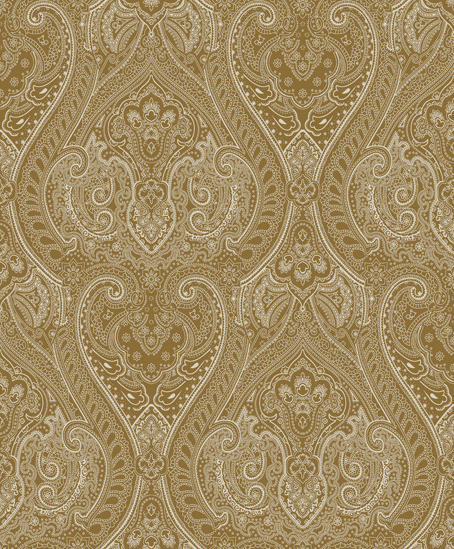 Sample Lace  Wallpaper in Gold