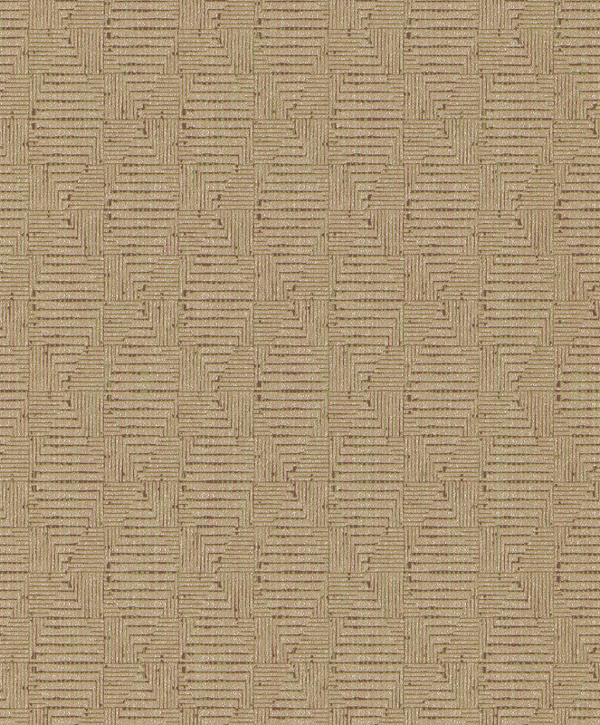 Loose Weave Wallpaper in Gold