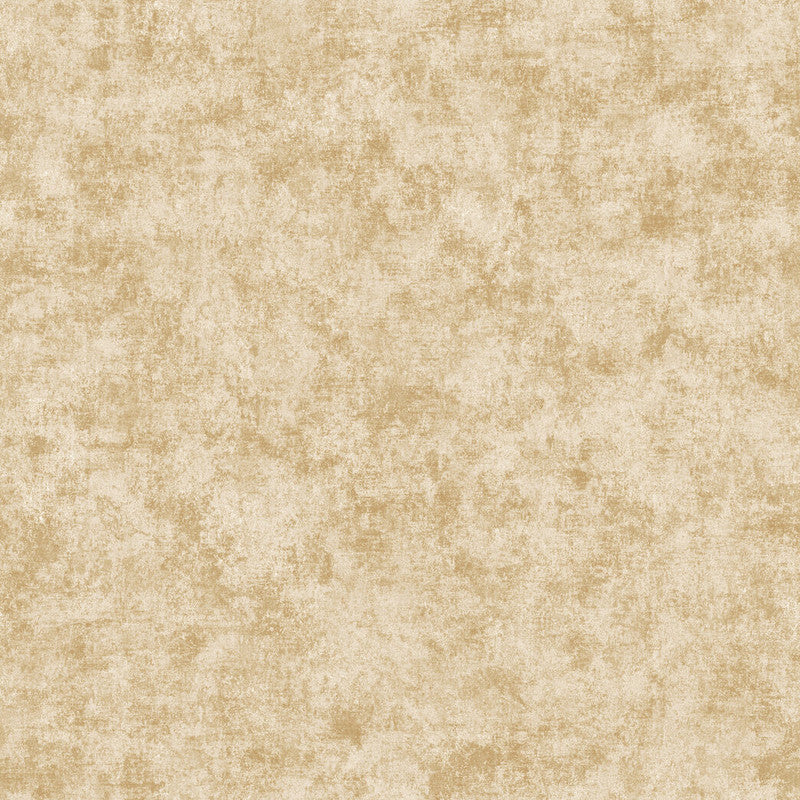 Metallic Plaster Wallpaper in Gold/Beige