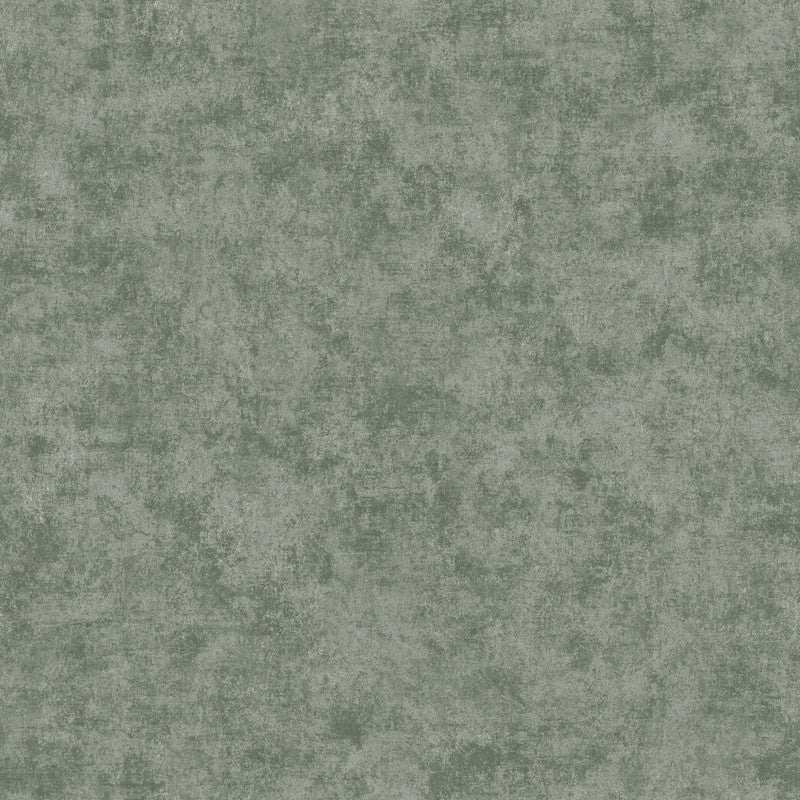 Metallic Plaster Wallpaper in Green