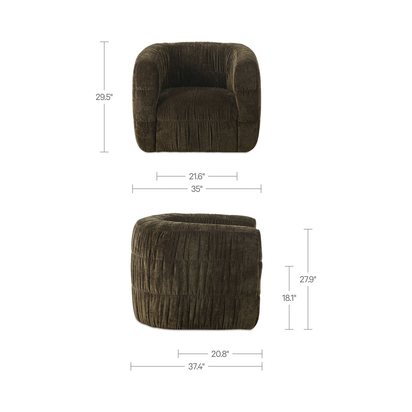 Robson Swivel Chair Moes Home Collection Mhc Az 1007 27 4
