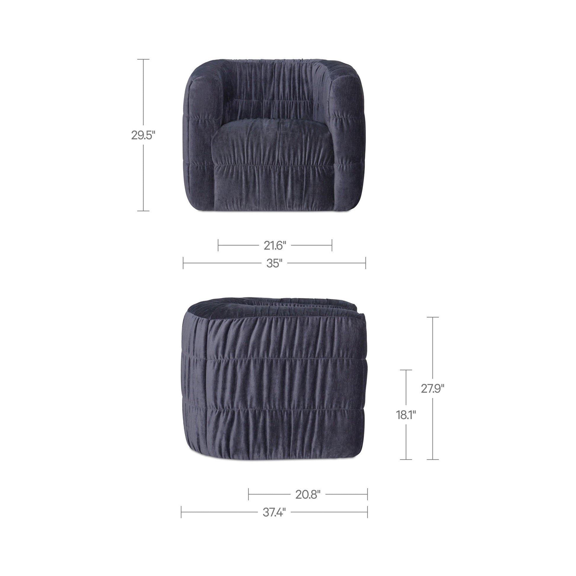Robson Swivel Chair Moes Home Collection Mhc Az 1007 27 5