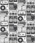 Sample Analog Nights Wallpaper in Charcoal design by Aimee Wilder