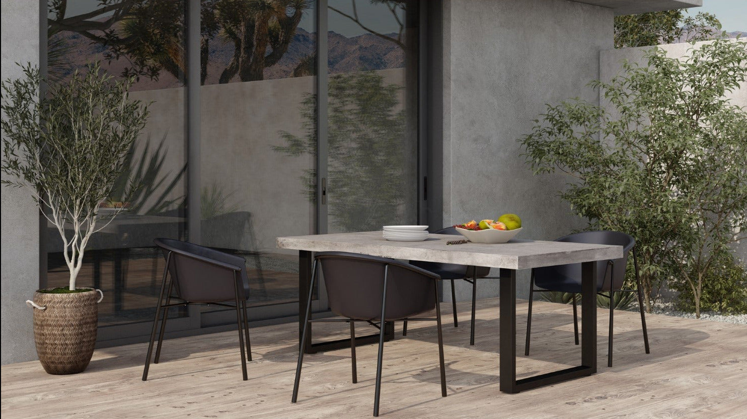 Jedrik Outdoor Dining Table Large 13
