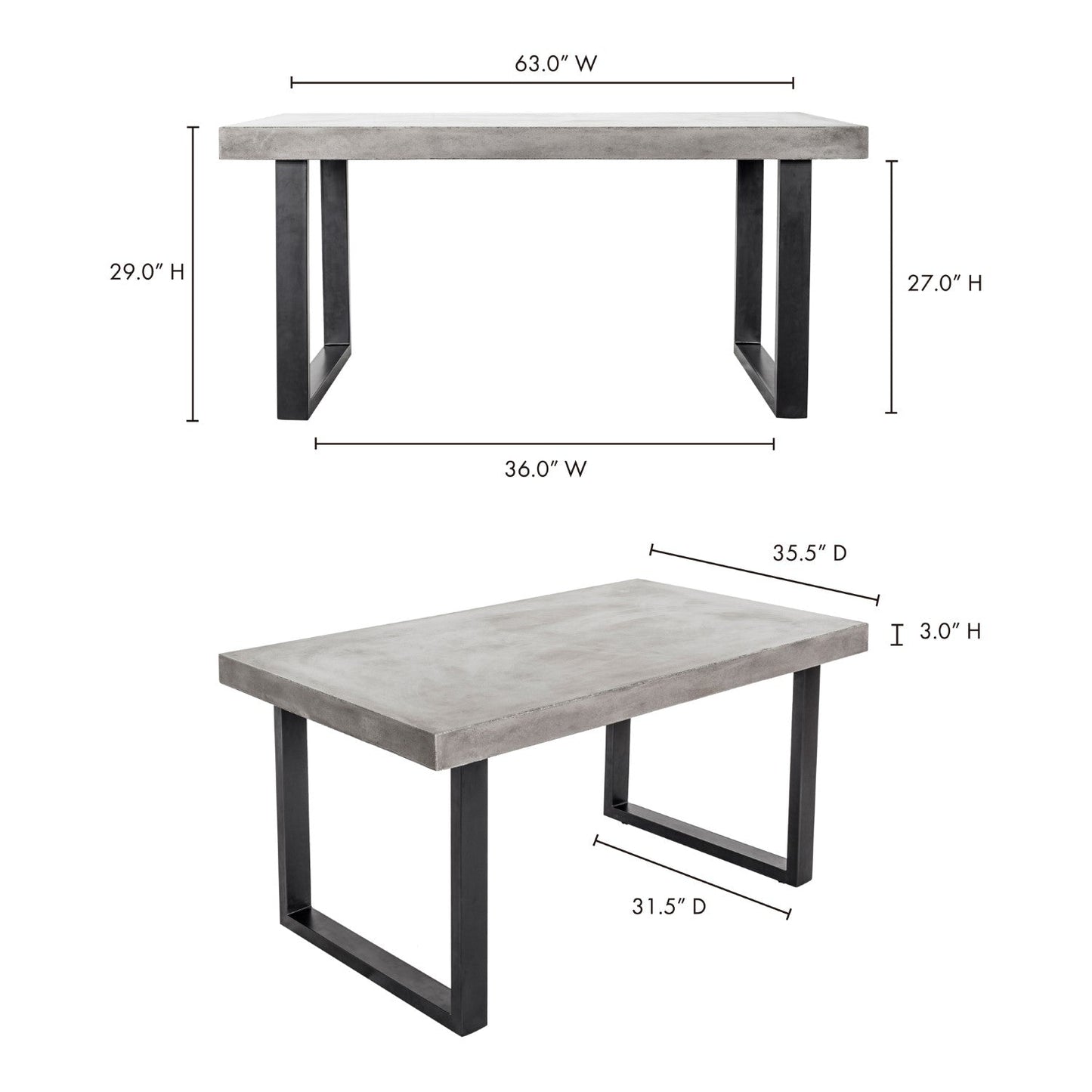 Jedrik Outdoor Dining Table Small 9