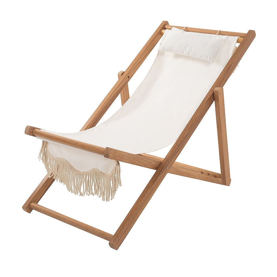 Antique White Sling Chair
