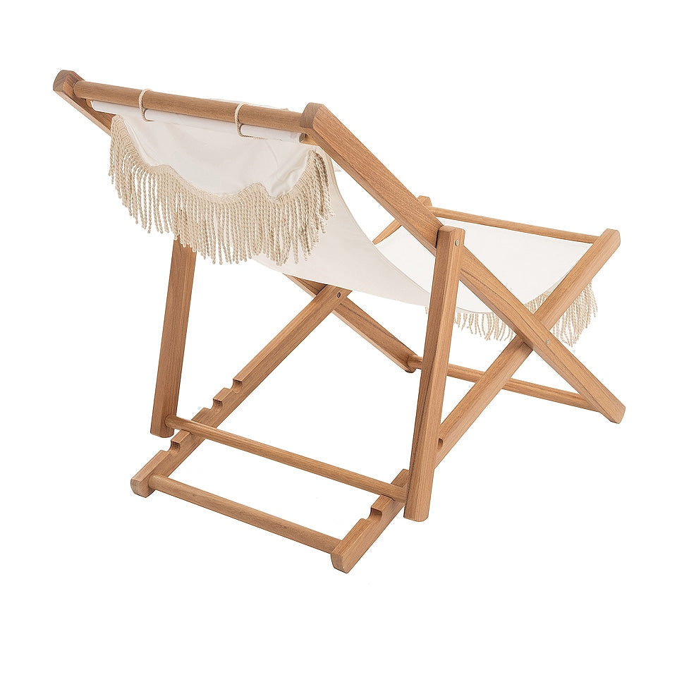Antique White Sling Chair