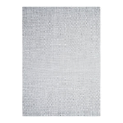 Basketweave White Silver Rug Chilewich Chw 200697 042 1