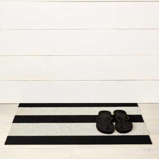 Bold Stripe Black White Shag Chilewich Chw 200126 002 2